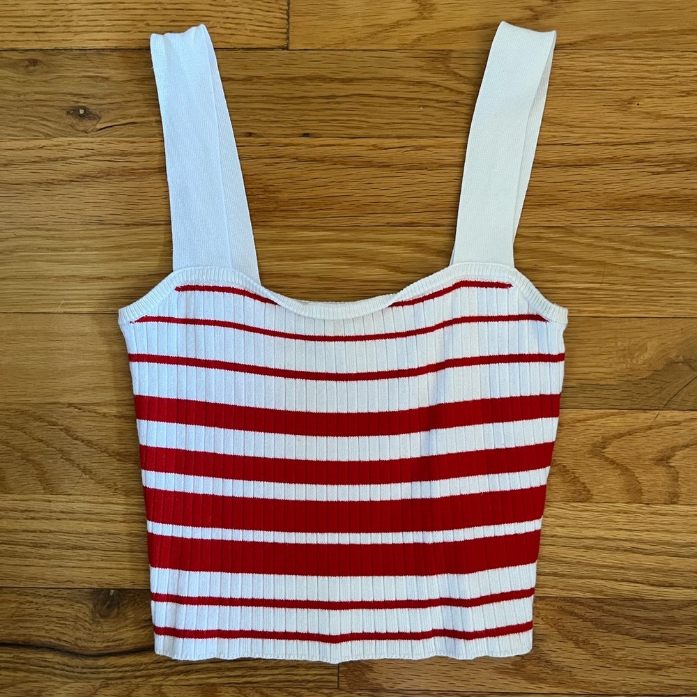 Striped Crop Top